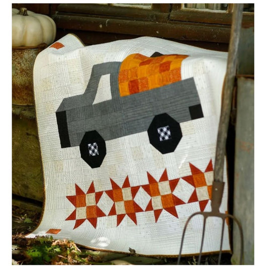 Harvest Delivery, a Tensisters Easy Piecing Grid FREE Pattern