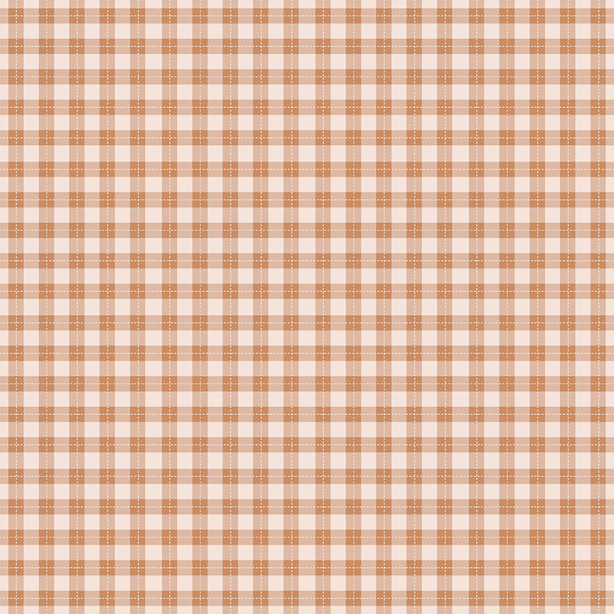 Harvest on the Prairie, Plaid, C18288-Suede, Sold by the 1/2 Yard, PREORDER - Good Vibes Quilt Shop