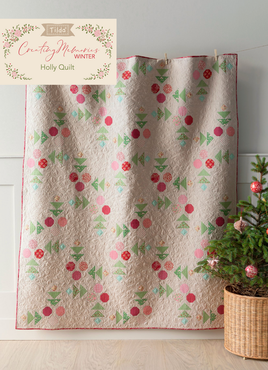 Holly Quilt, Creating Memories WINTER by Tilda, FREE Pattern