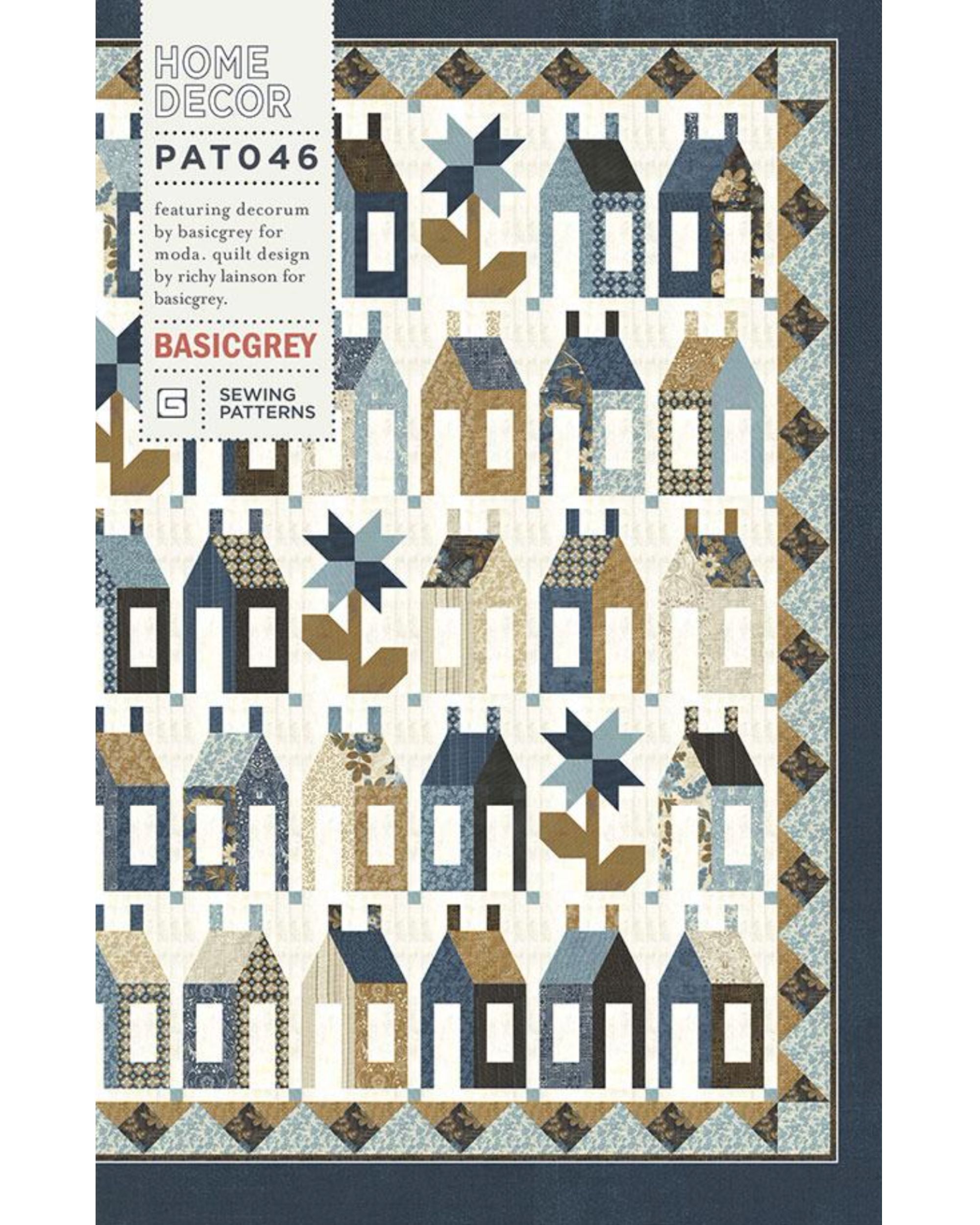Home Decor Quilt Pattern, by Basic Grey, PAT046, Fat 8th Friendly Patt ...