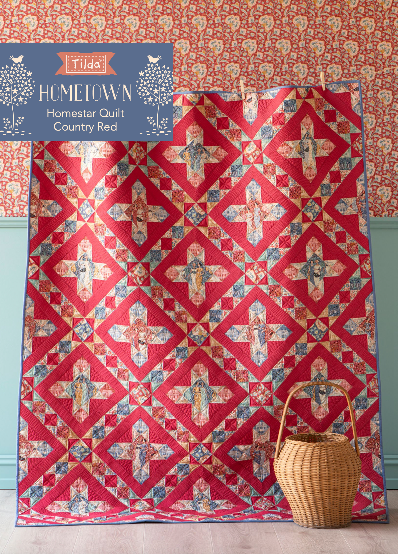 Homestar Quilt, from Hometown Collection, a Tilda FREE World Pattern