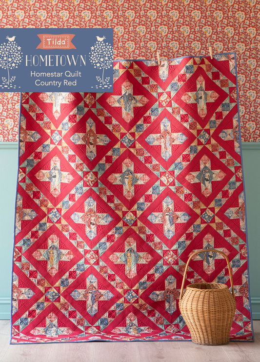 Homestar Quilt, from Hometown Collection, a Tilda FREE World Pattern