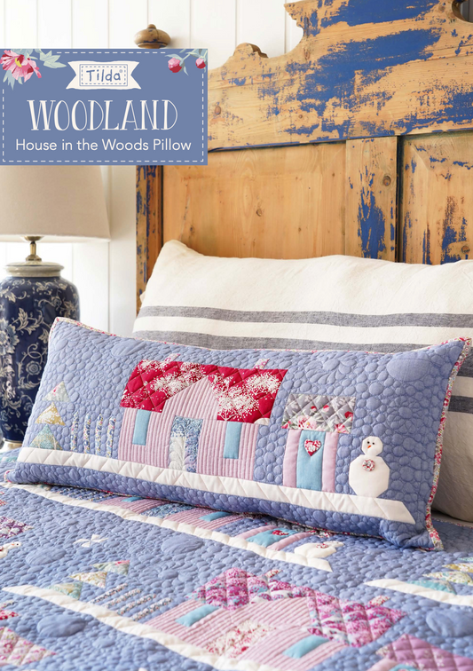 House in the Woods Pillow from Woodland Collection, a Tilda FREE World Pattern