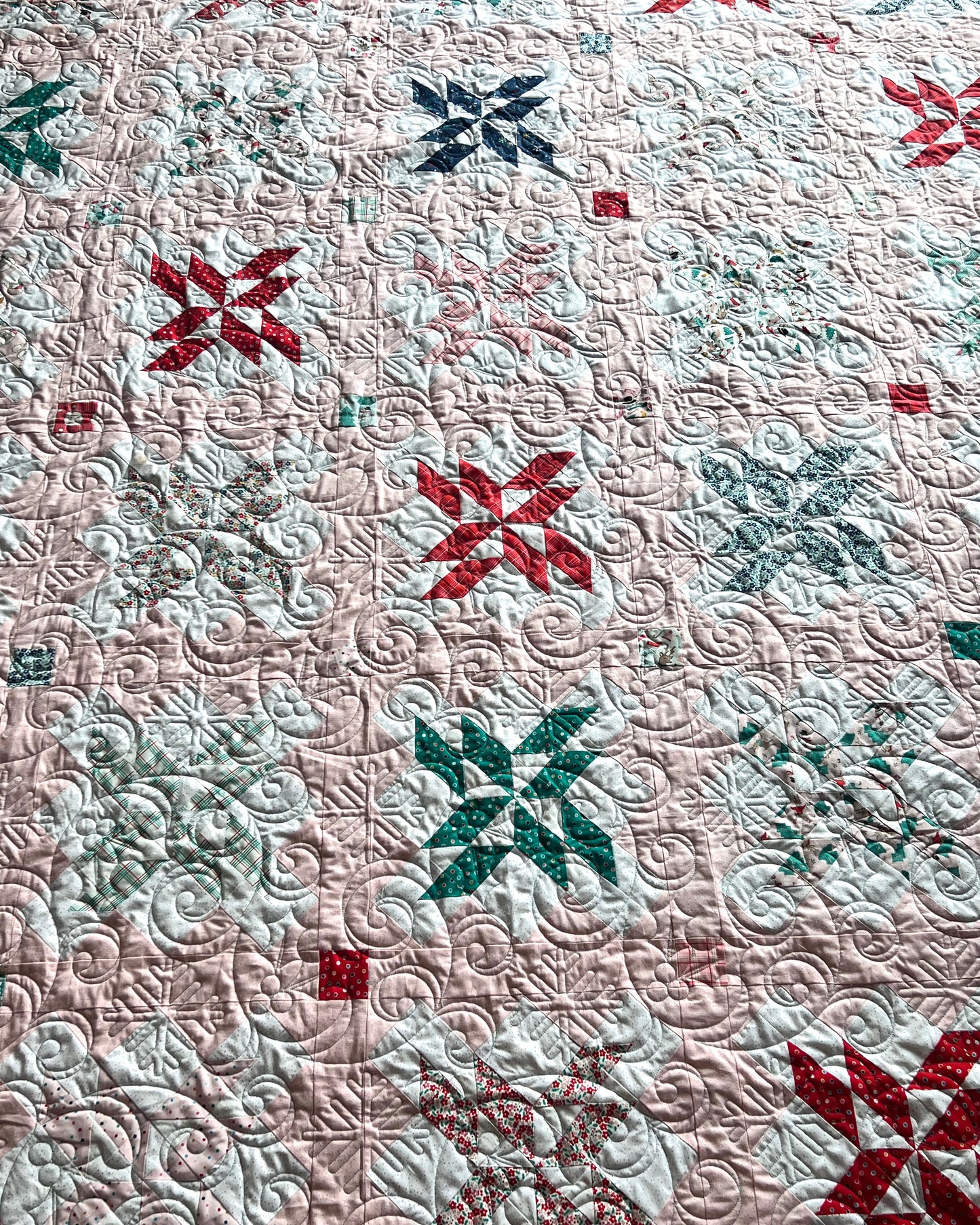 Snowflake Heaven Quilt Pattern, for the Oh What Fun Collection - Good Vibes Quilt Shop