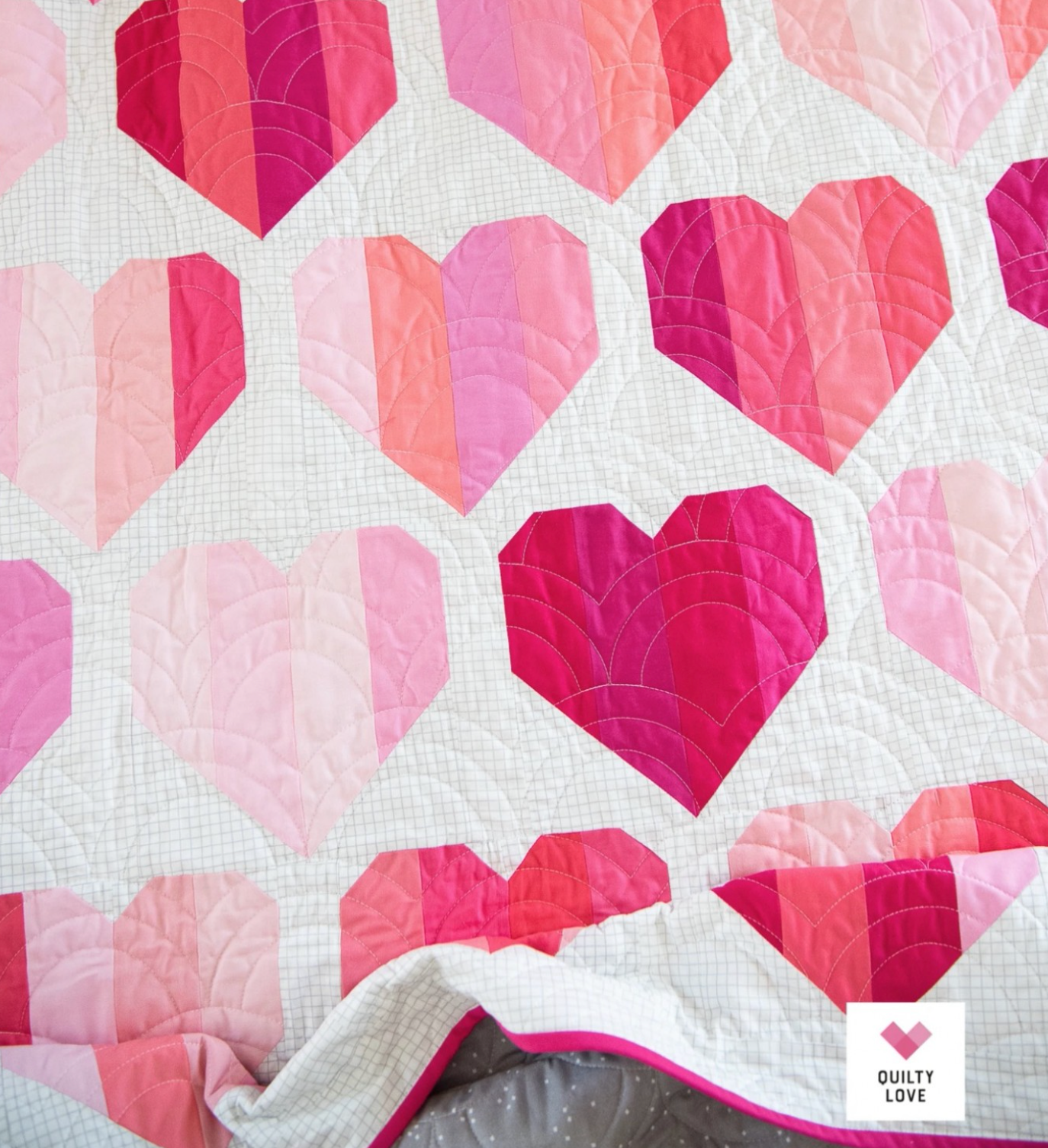 INFINITE HEARTS Quilty Love Pattern by Emily Dennis #138