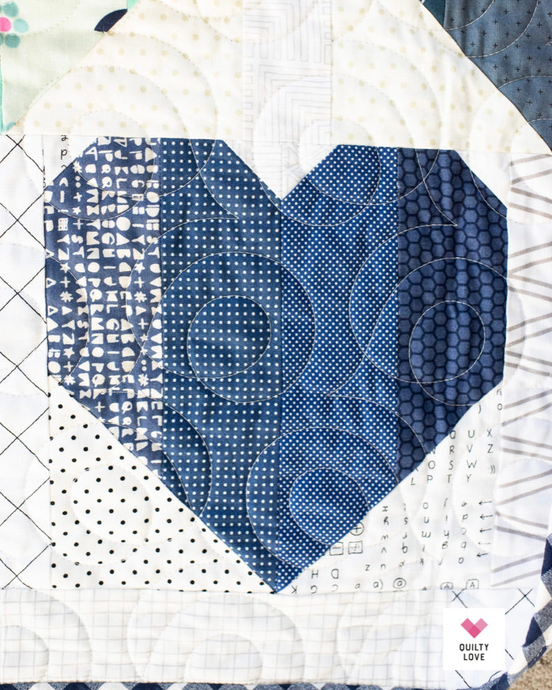 INFINITE HEARTS Quilty Love Pattern by Emily Dennis #138