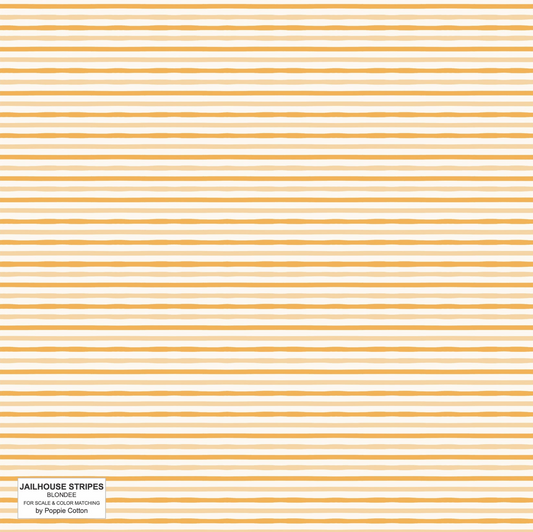 Jailhouse Stripes, Blondee Yellow, JS24282, sold by the 1/2 yard