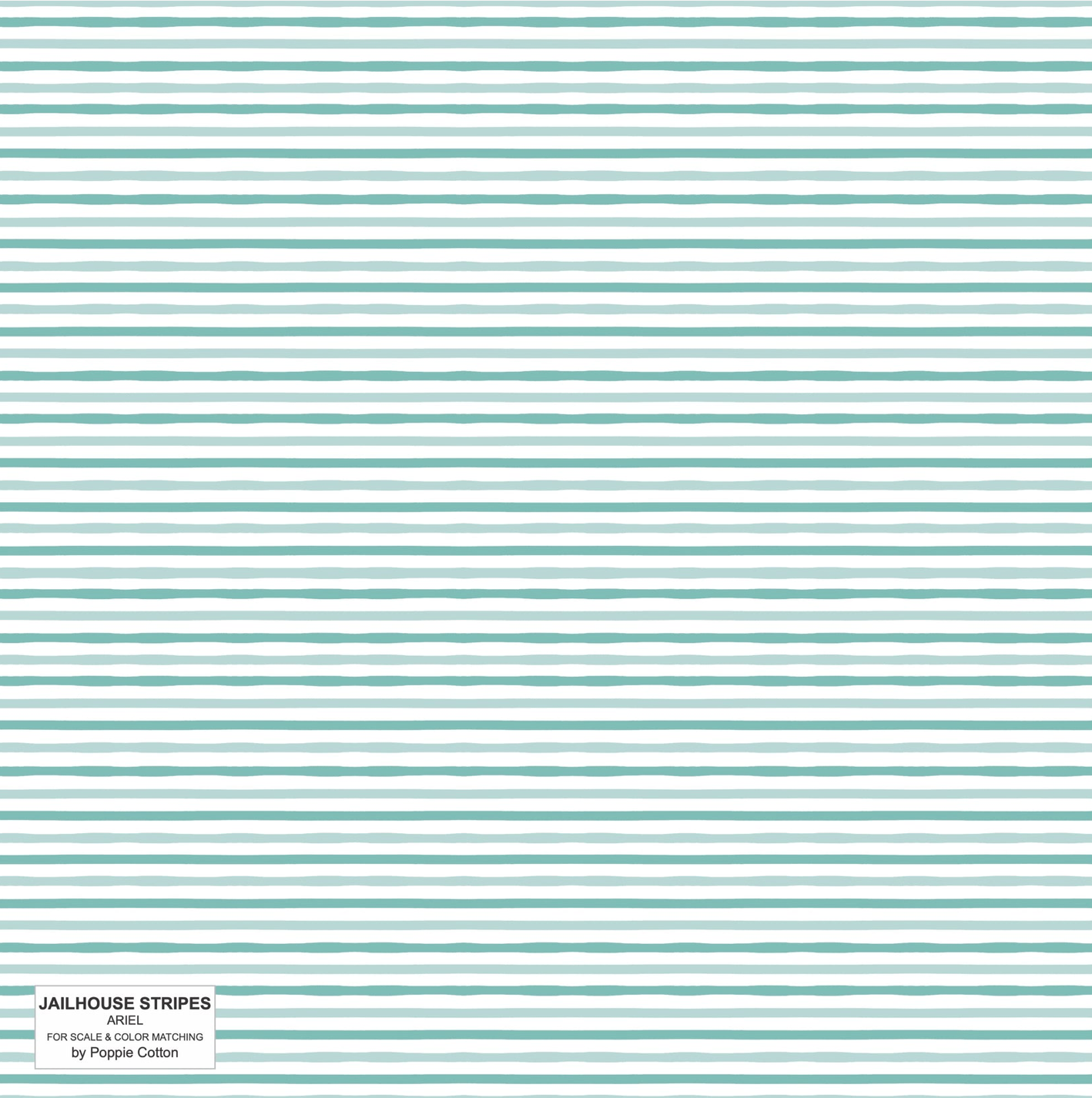 Jailhouse Stripes, Ariel Teal, JS24281, sold by the 1/2 yard