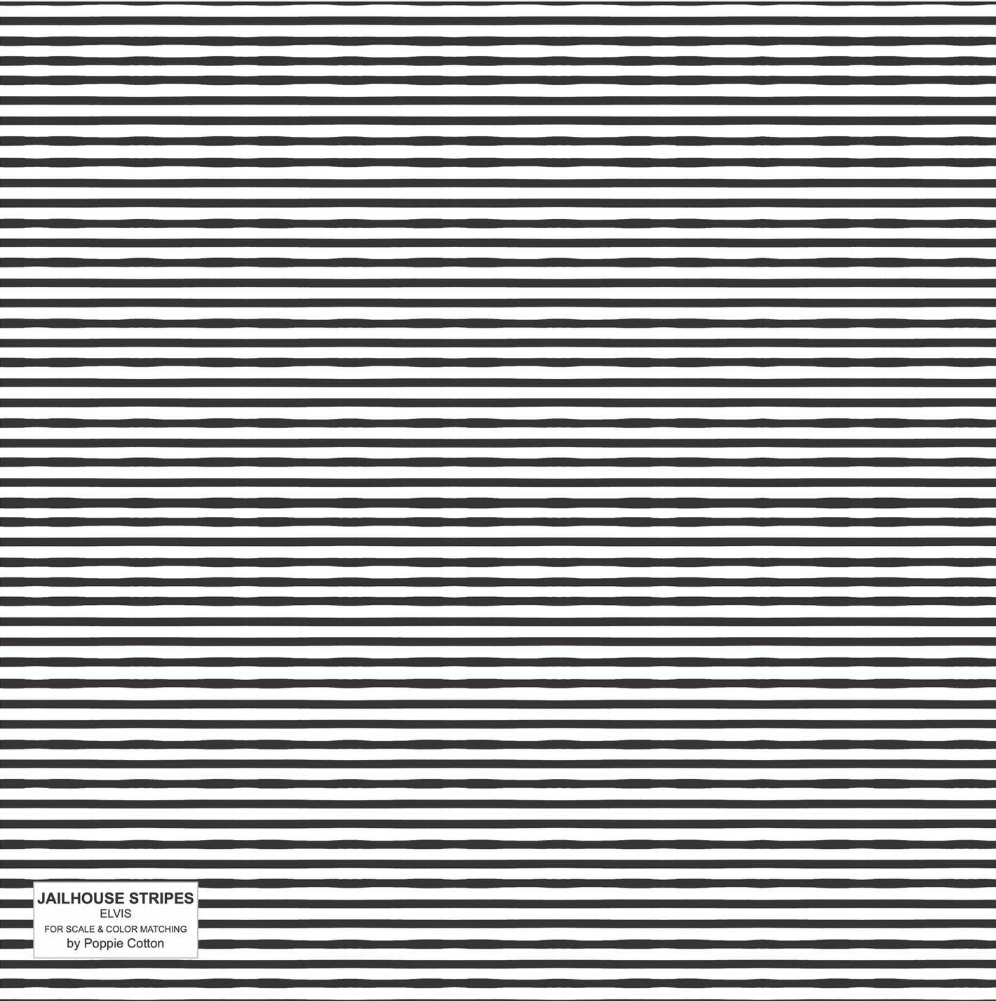 Jailhouse Stripes, Elvis Black, JS 24283, sold by the 1/2 yard - Good Vibes Quilt Shop