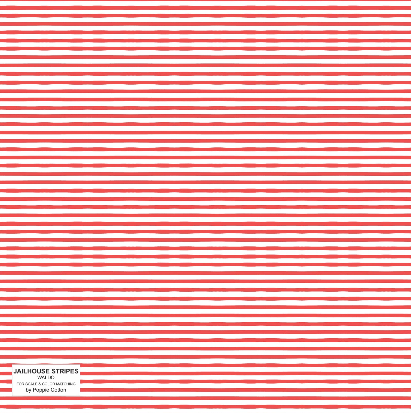 Jailhouse Stripes, Waldo Red JS24284, sold by the 1/2 yard - Good Vibes Quilt Shop