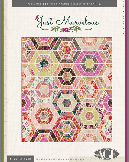 Just Marvelous Quilt, an Art Gallery Fabrics FREE Pattern