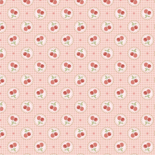Heartbeats Pink, KS261020, Kissin in the Moonlight Fabric Collection by Lori Woods, Sold by the 1/2 yard plus