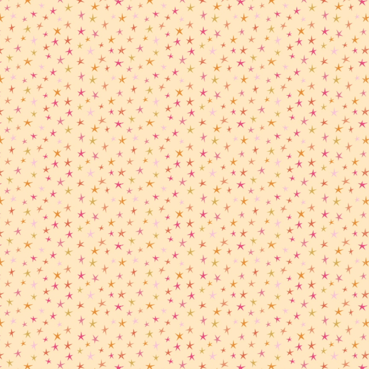 Kitty Loves Candy Sparkly Stars Yellow KC23920, sold by 1/2 yard - Good Vibes Quilt Shop