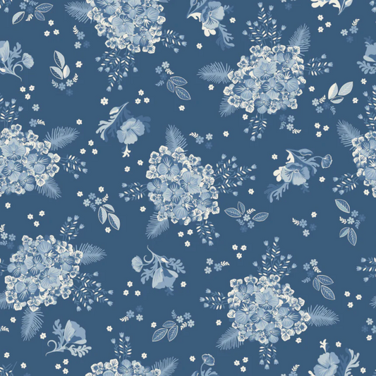 Lakeland Blues, Hydrangeas Dark, LB25813, PREORDER