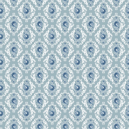 Lakeland Blues, Rose Damask Medium, LB25805, PREORDER