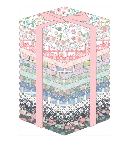Le Petit Escargot Fabric, Fat Quarter Bundle, 18 Pieces, PREORDER