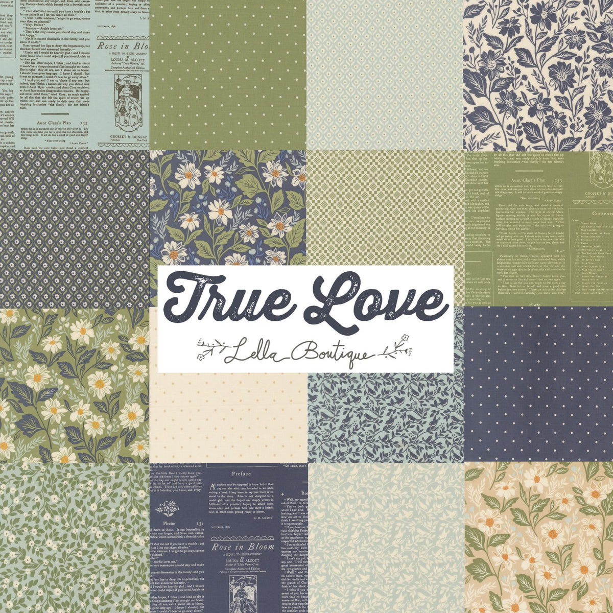True Love by Lella Boutique for Moda Fabrics | Fat Quarter Bundle 31 Pieces | 5260AB