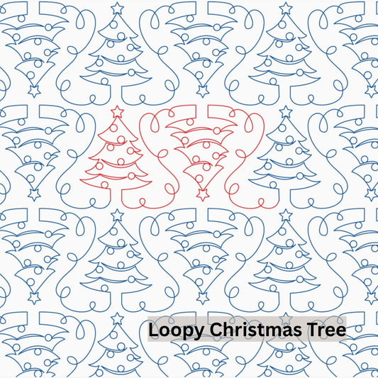 Christmas and Winter Snow Patterns Pantograph Patterns for Edge to Edge for Longarm Quilting - Good Vibes Quilt Shop