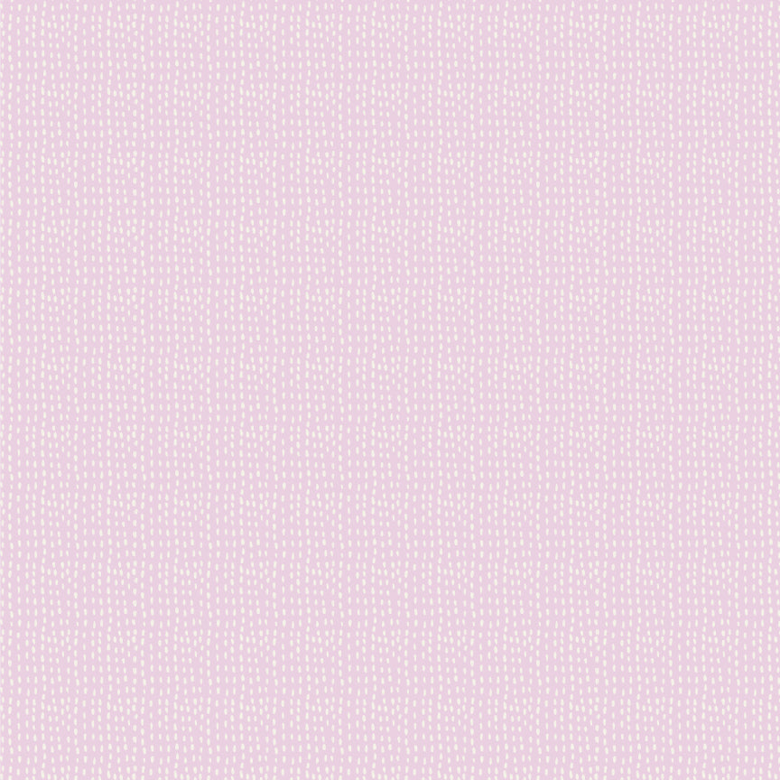 Meadow Blooms Fabric by Seiko Sisco for Poppie Cotton | Restful Rain Pastel Pink MB271114 | Sold by the 1/2 Yard | PREORDER!