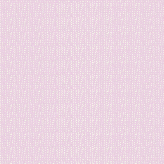 Meadow Blooms Fabric by Seiko Sisco for Poppie Cotton | Restful Rain Pastel Pink MB271114 | Sold by the 1/2 Yard | PREORDER!