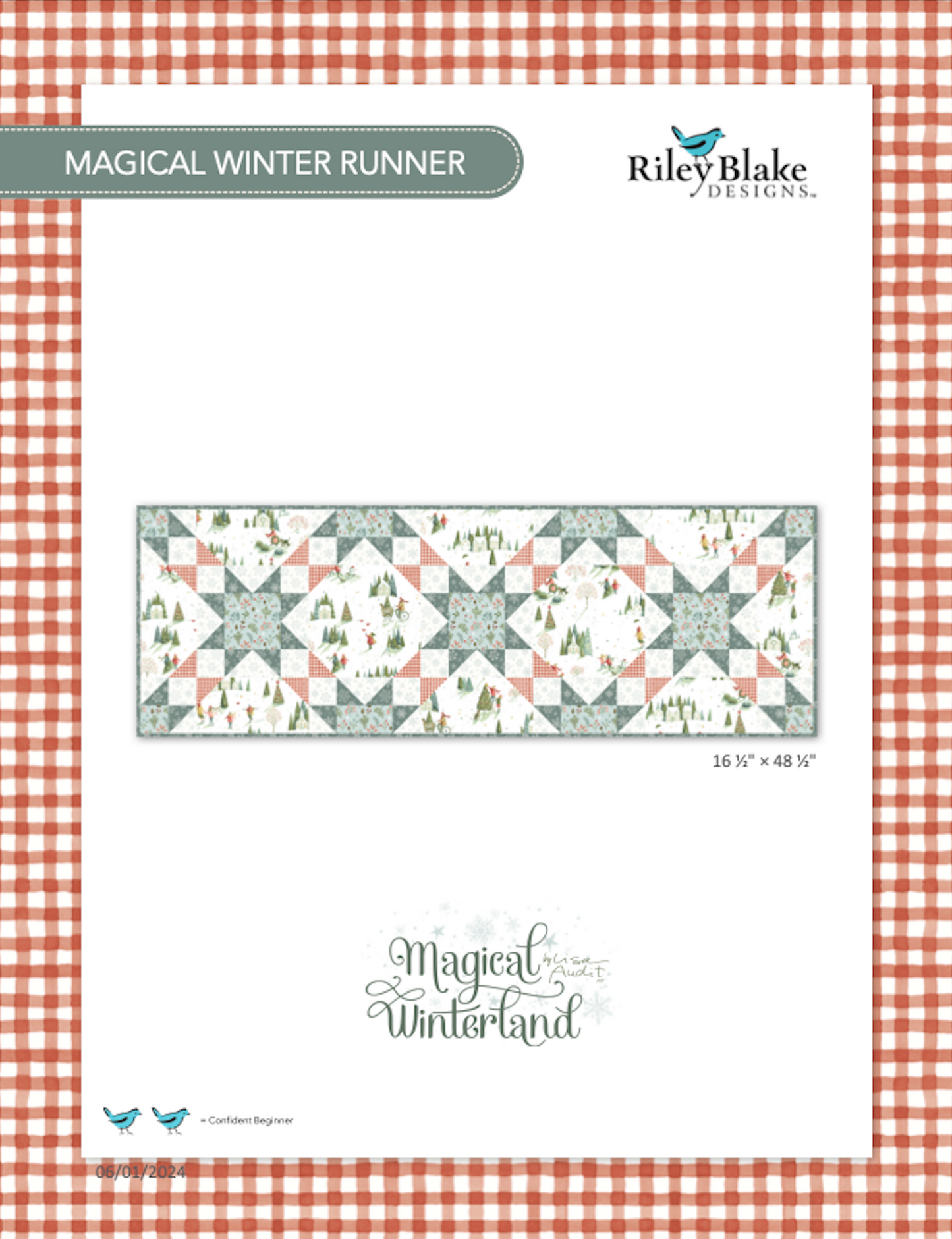 Magical Winterland, Table Runner, FREE!