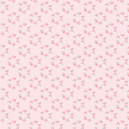 Market Day Floral Wreath Pink MK24560, sold by the 1/2 yard, *PRE-ORDER