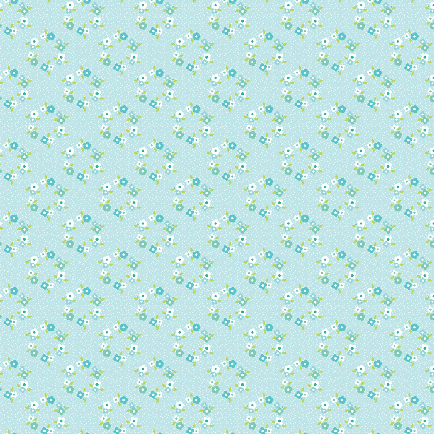 Market Day Floral Wreath Teal MK24561, sold by the 1/2 yard, *PRE-ORDER - Good Vibes Quilt Shop