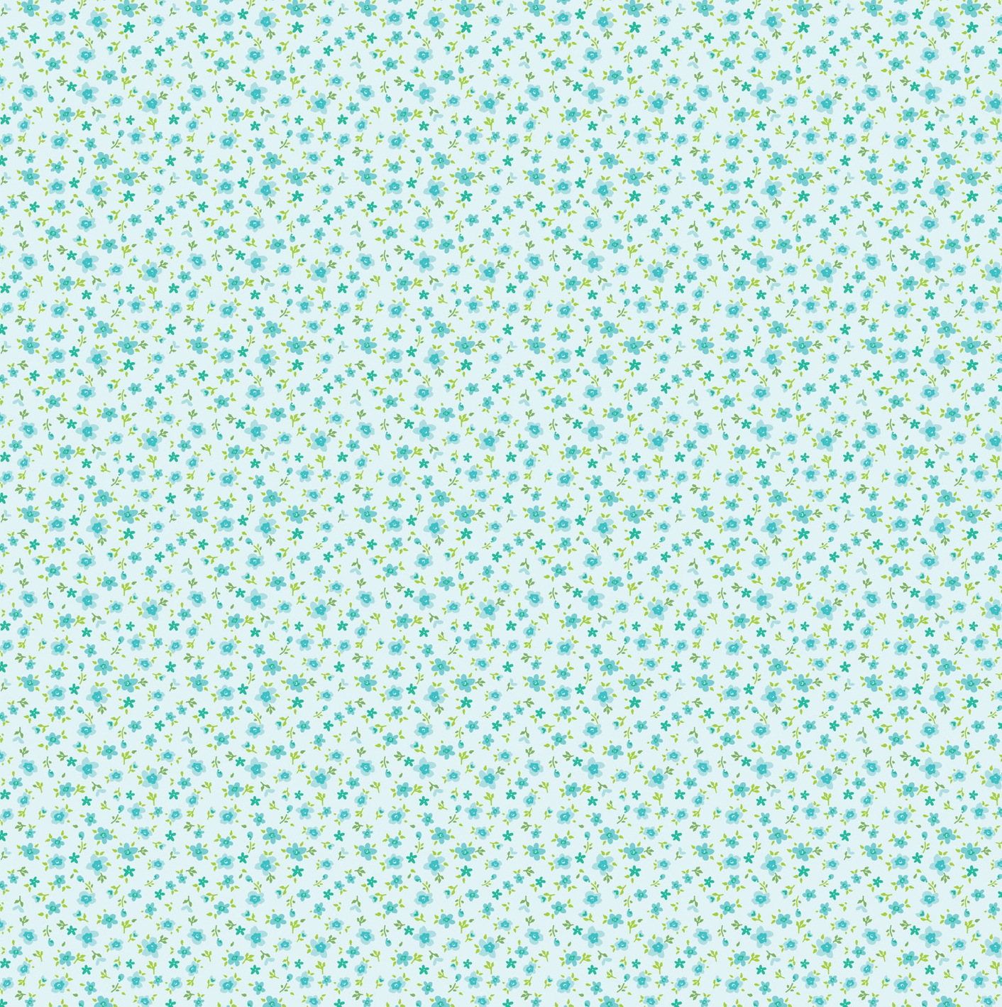 Market Day Tiny Flowers Teal MK24570, sold by the 1/2 yard, *PRE-ORDER