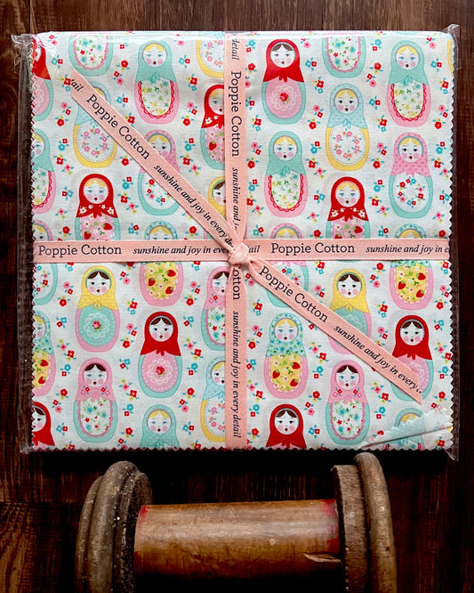 Market Day Fabric by Poppie Cotton, 10" Stacker, 21 skus, 42 pieces, MK24576 - Good Vibes Quilt Shop