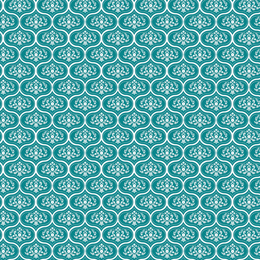 Matilda Fabric Collection, Belle Blue, MA25121, Sold by the 1/2 Yard, PREORDER!