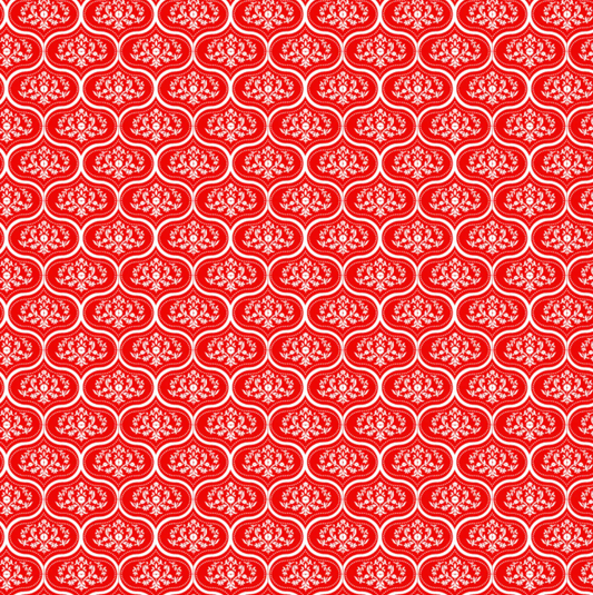 Matilda Fabric Collection, Belle Red, MA25120, Sold by the 1/2 Yard, PREORDER! - Good Vibes Quilt Shop