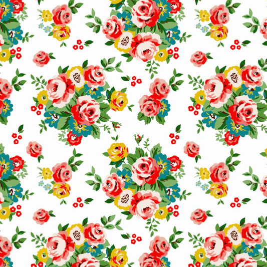 Matilda Fabric Collection, Matilda White, MA25101, Sold by the 1/2 Yard, PREORDER!