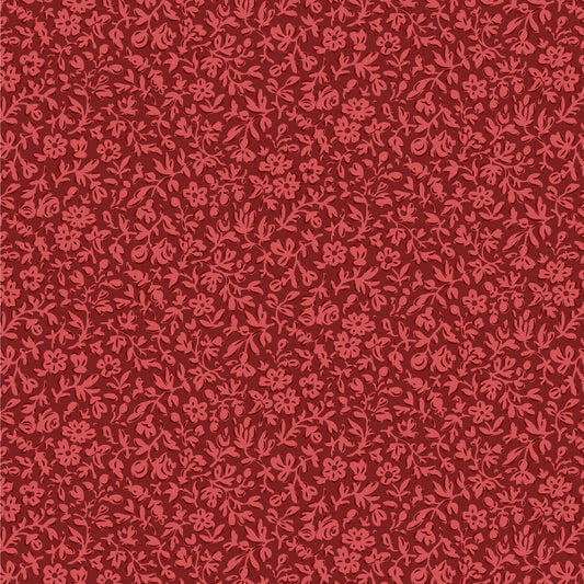 Merry Little Christmas Fabric by Tilda, Blender- Eve Burgundy, TIL110140