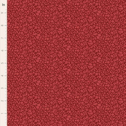 Merry Little Christmas Fabric by Tilda, Blender- Eve Burgundy, TIL110140