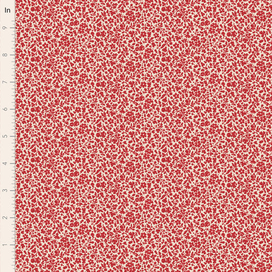 Merry Little Christmas Fabric by Tilda, Blender- Eve Red, TIL110138