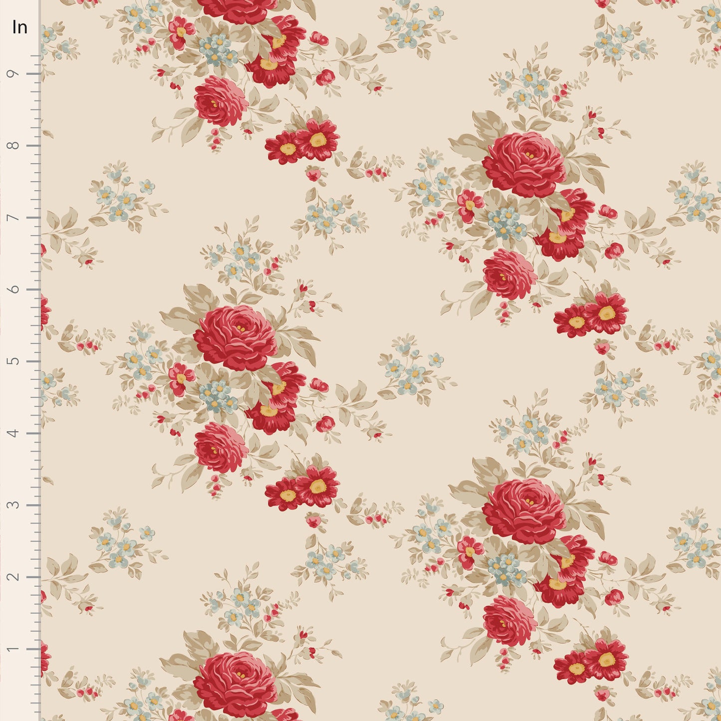 Merry Little Christmas Fabric by Tilda, Carol Cream, TIL100637 - Good Vibes Quilt Shop
