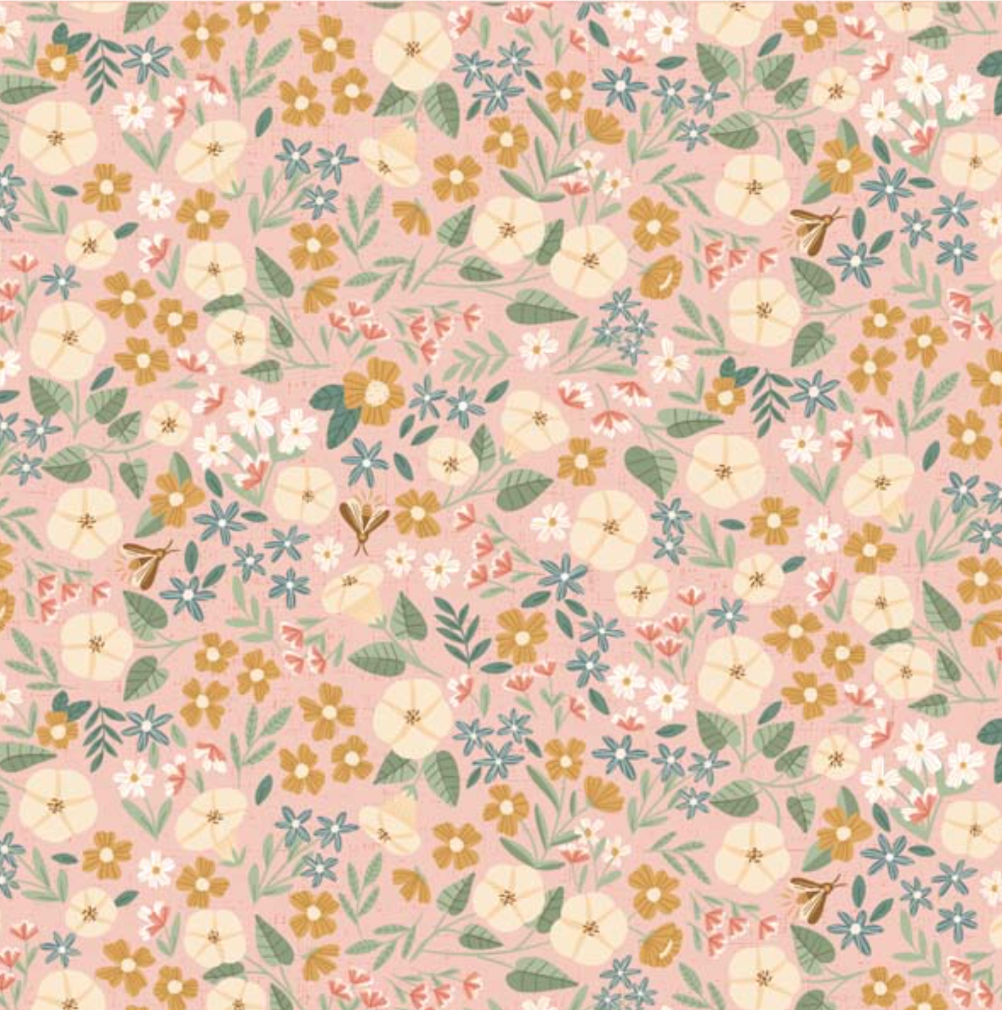 Moonbeam Dreams Moon Garden Blush MD23868, sold by the 1/2 yard - Good Vibes Quilt Shop