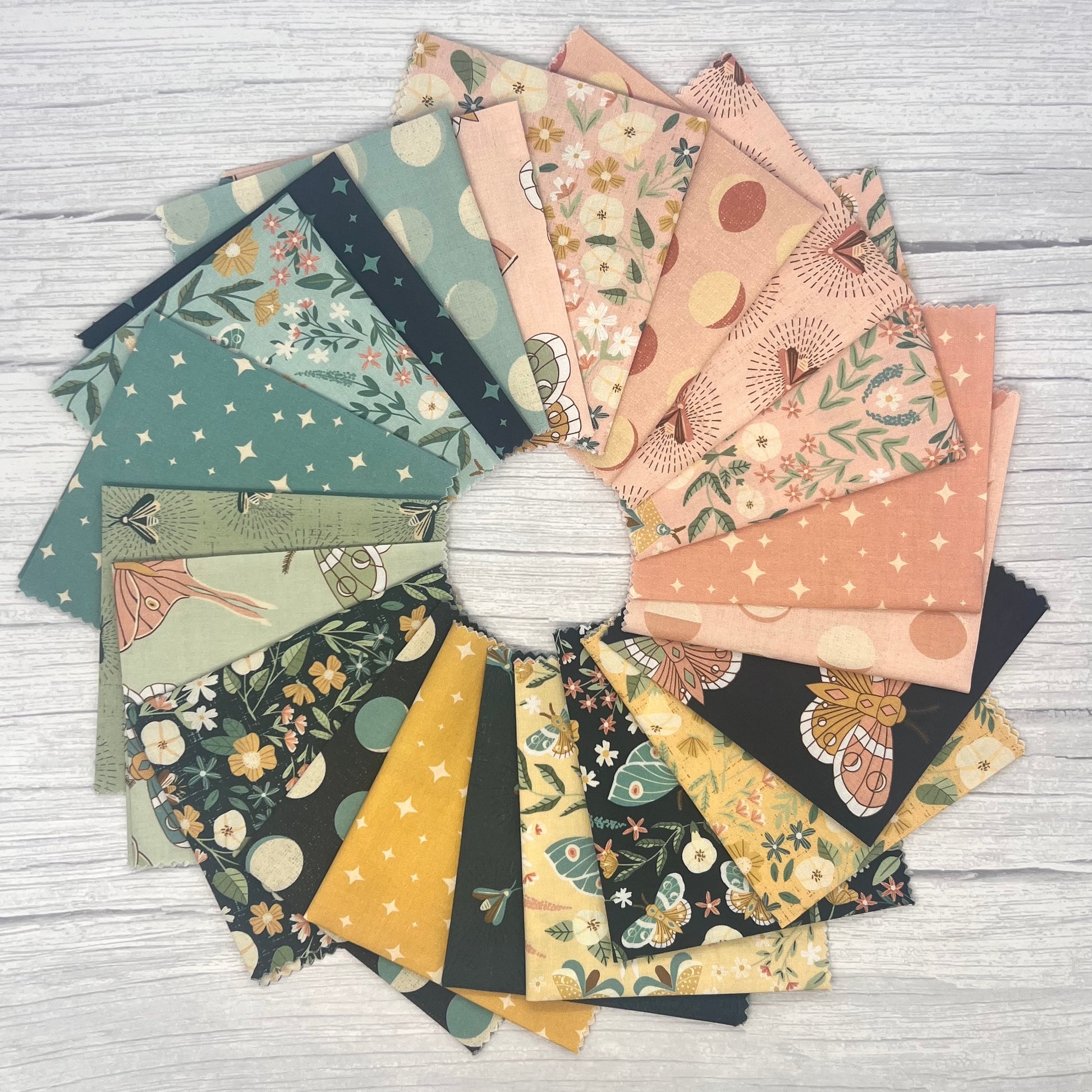 Moonbeam Dreams, Fat Quarter Bundle, 21 Prints - Good Vibes Quilt Shop