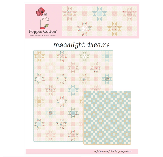 Moonlight Dreams Quilt Pattern by Jina Barney for Kissin in the Moonlight Collection, KMP25179