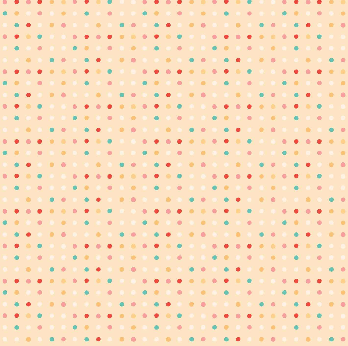 Mushroom Blooms, Polkie Dots Cream, MB24406, sold by the 1/2 yard, *PREORDER