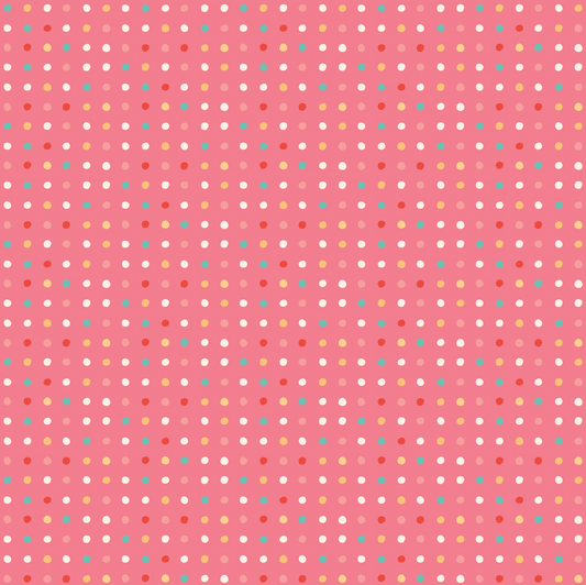 Mushroom Blooms, Polkie Dots Pink, MB24407, sold by the 1/2 yard, *PREORDER
