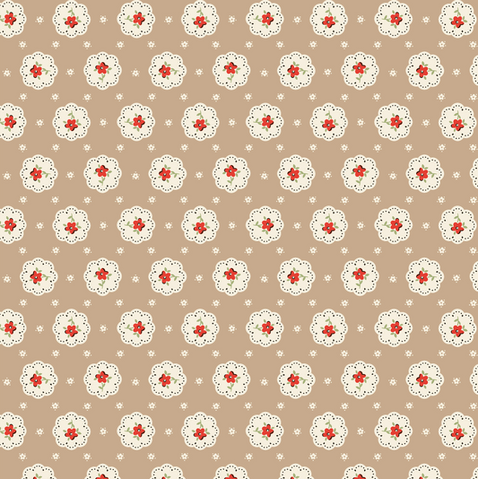 My Favorite Things Bake Sale Brown FT23703, sold by the 1/2 yard - Good Vibes Quilt Shop