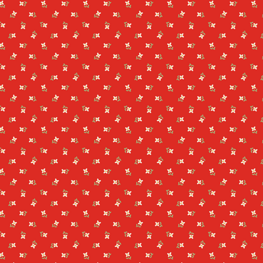My Favorite Things Vintage Apron Red FT23707, sold by the 1/2 yard