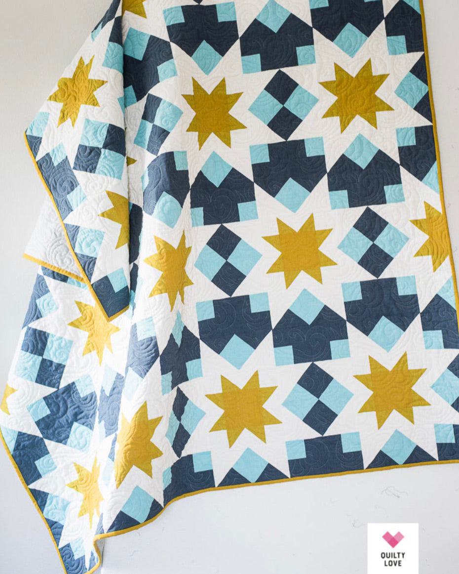 NIGHT STARS Quilty Love Pattern by Emily Dennis #131