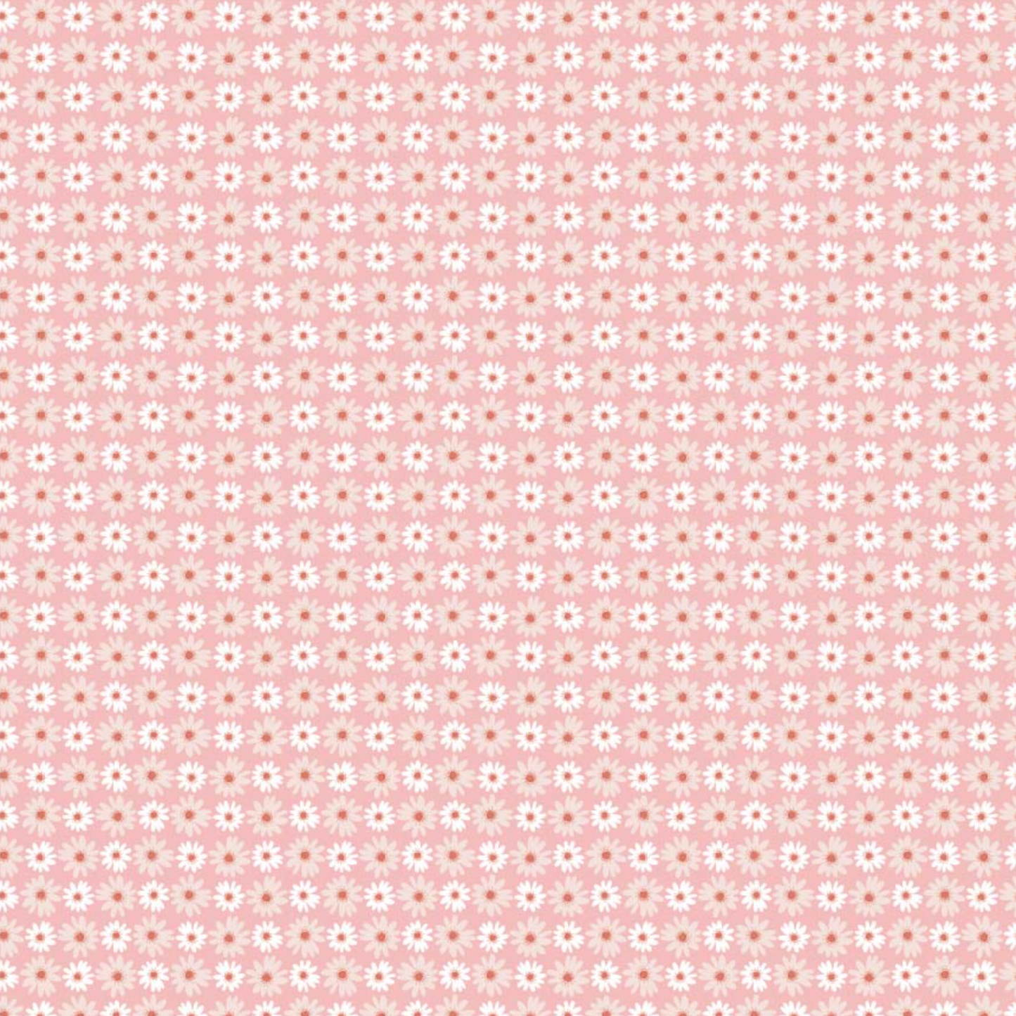 Nature Sings Fabric, Daisy Bunch, Pink, NS24104, sold by the 1/2 yard, *PREORDER