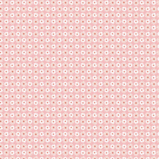 Nature Sings Fabric, Daisy Bunch, Pink, NS24104, sold by the 1/2 yard