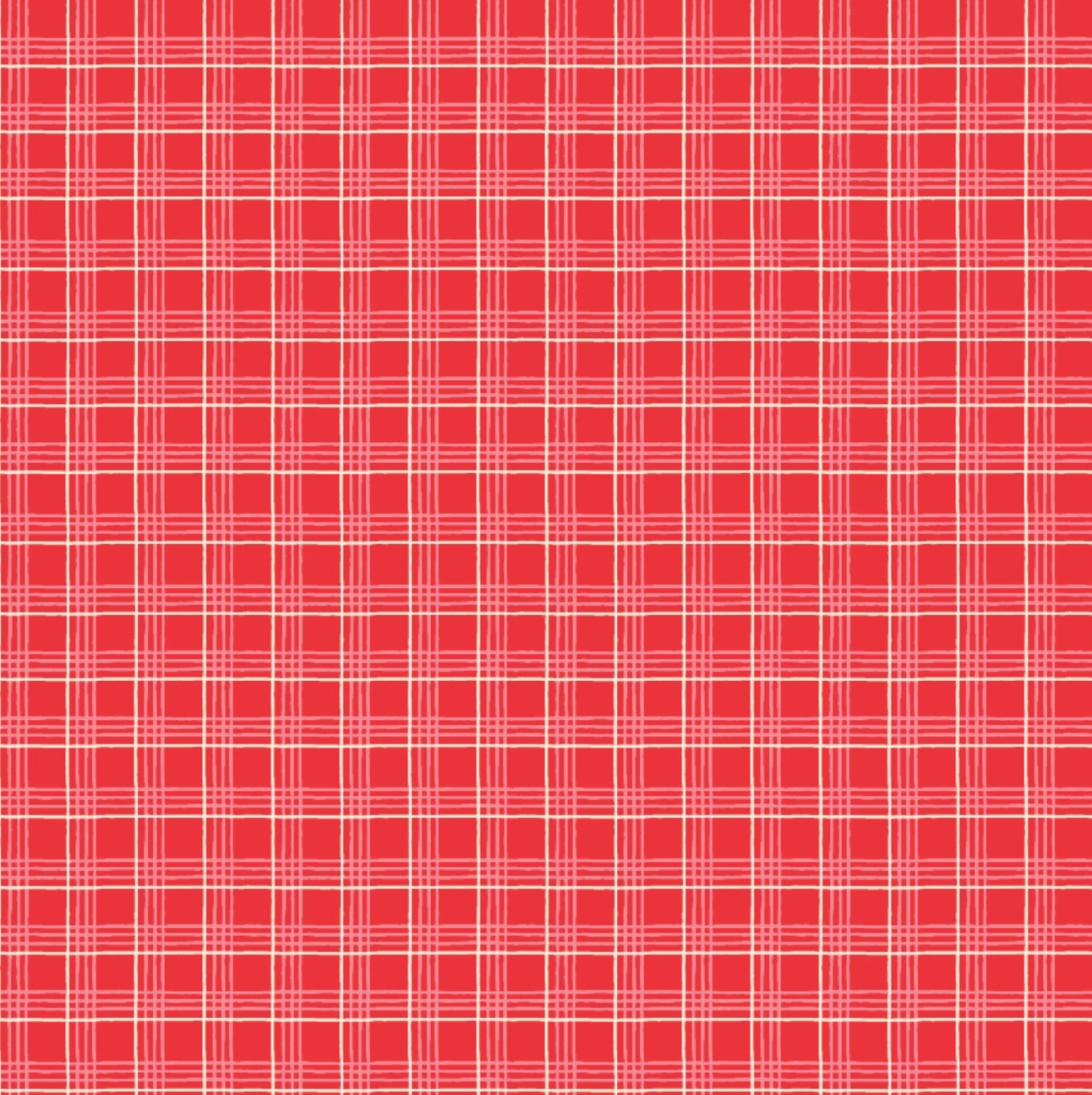 Oh What Fun, OF23315, Christmas Plaid Red, sold by the 1/2 yard - Good Vibes Quilt Shop