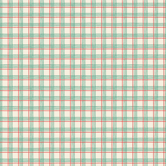 Oh What Fun, OF23316, Christmas Plaid Green, sold by the 1/2 yard