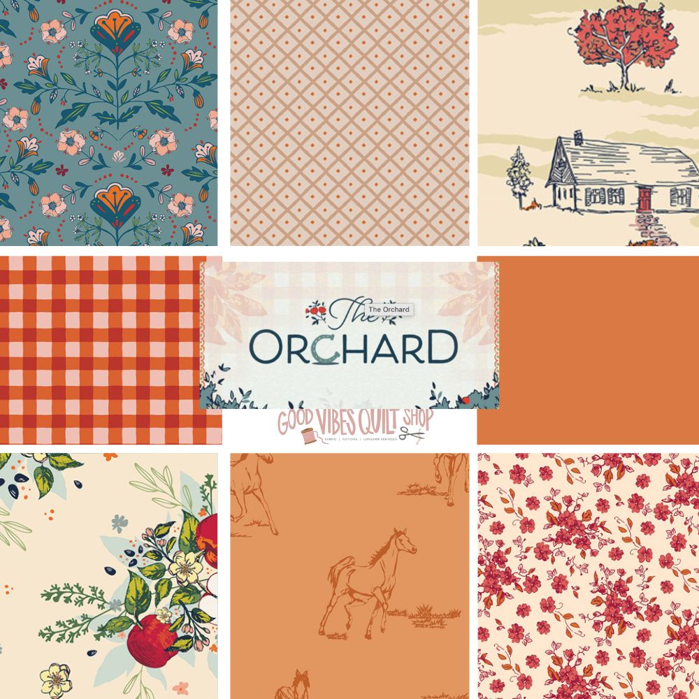 The Orchard Fabric Collection, Apple Grove, ORC-34700, Sold by the 1/2 Yard