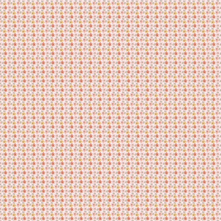 My Name Is Pal Fabric by Lori Woods for Poppie Cotton | Playtime Pink PA261101 | Sold by the 1/2 Yard
